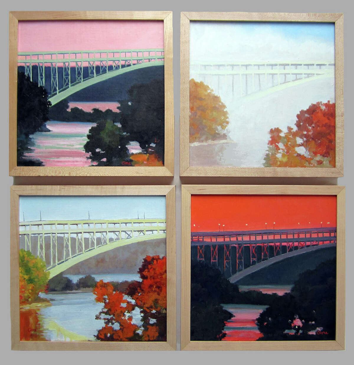 WINDHAM FINE ARTS ?Bridge Studies? by Elissa Gore are among the works in ?Barns and Bridges? at Windham Fine Arts Saturday through March 31. There will be a reception from 4 to 6 p.m. on Saturday.