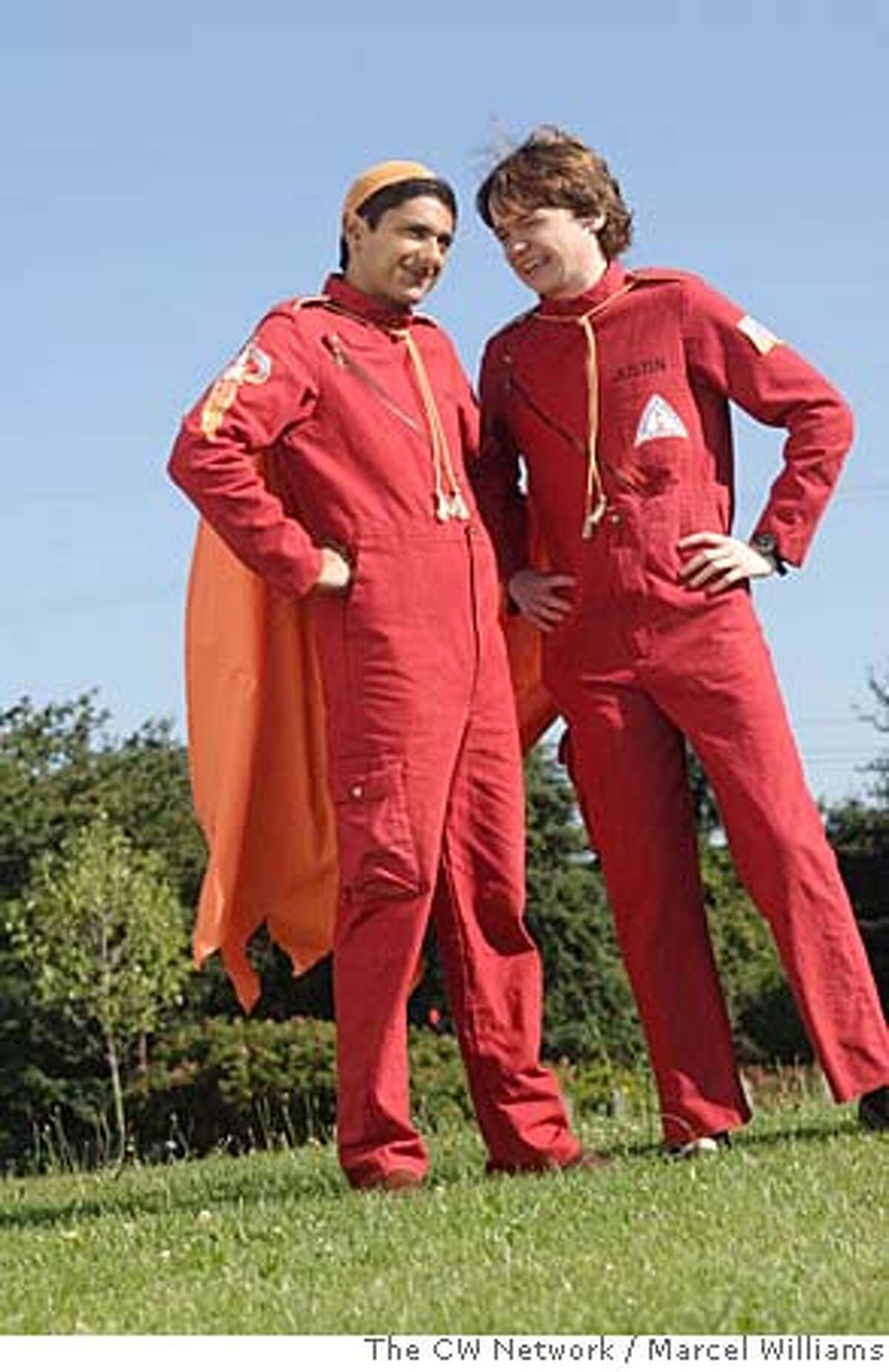 "Rocket Club" -- (L-R) Pictured Dan Byrd as Justin Tolchuck and Adhir Kalyan as Raja Musharaff stars in ALIENS IN AMERICA on The CW. Photo: Marcel Williams/ The CW �2007 The CW Network, LLC. All Rights Reserved. MANDATORY CREDIT; NO SALES; NO ARCHIVE; NORTH AMERICAN USE ONLY