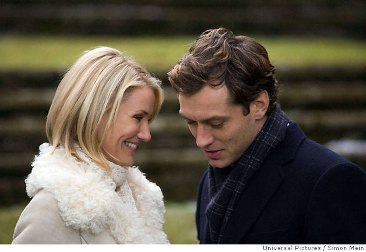 Cameron Diaz (left) and Jude Law star in Columbia Pictures/Universal Pictures' romantic comedy "The Holiday." Photo Credit: Simon Mein