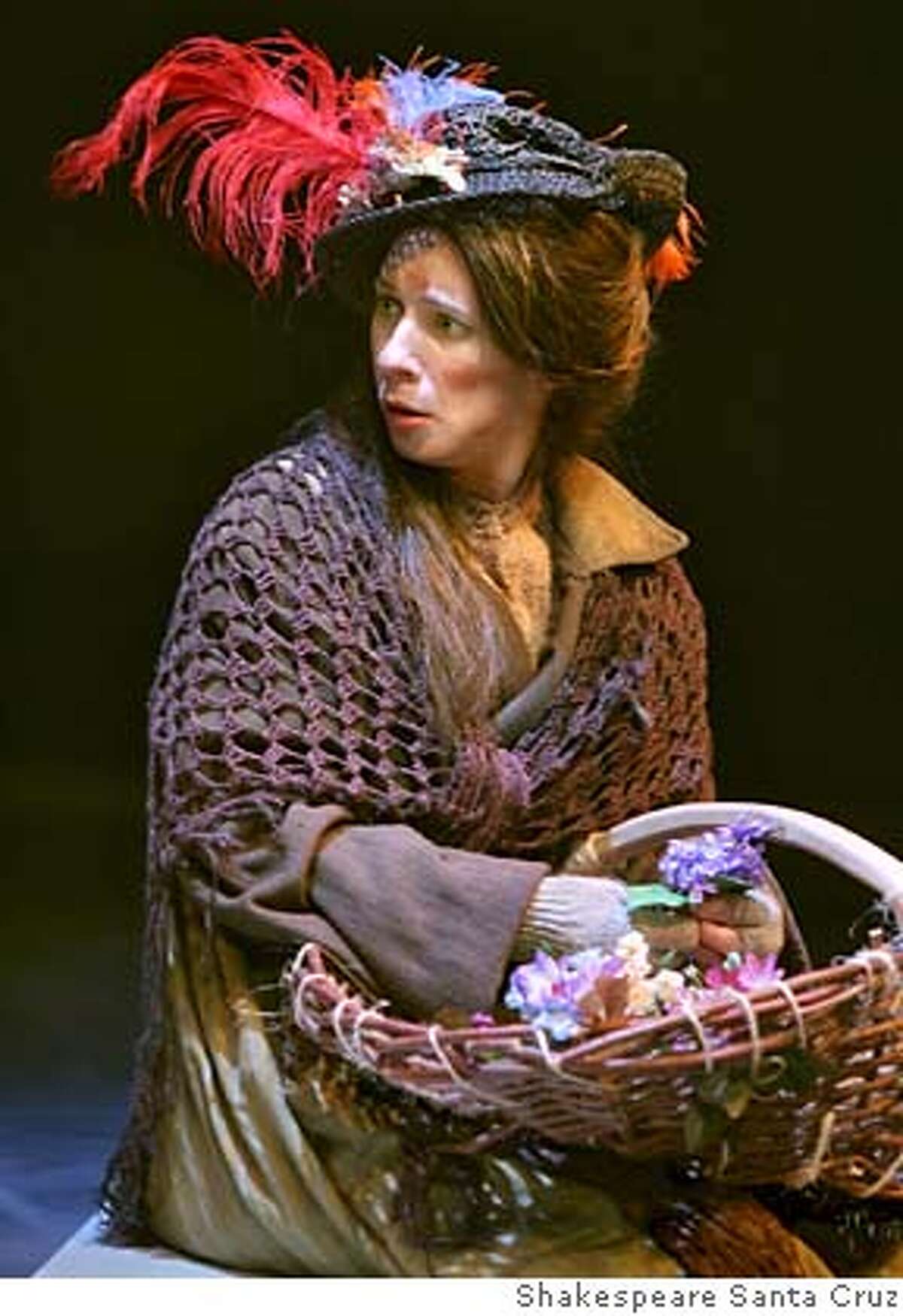 Julia Coffey as Eliza Doolittle in Pygmalion. CR: Shakespeare Santa Cruz