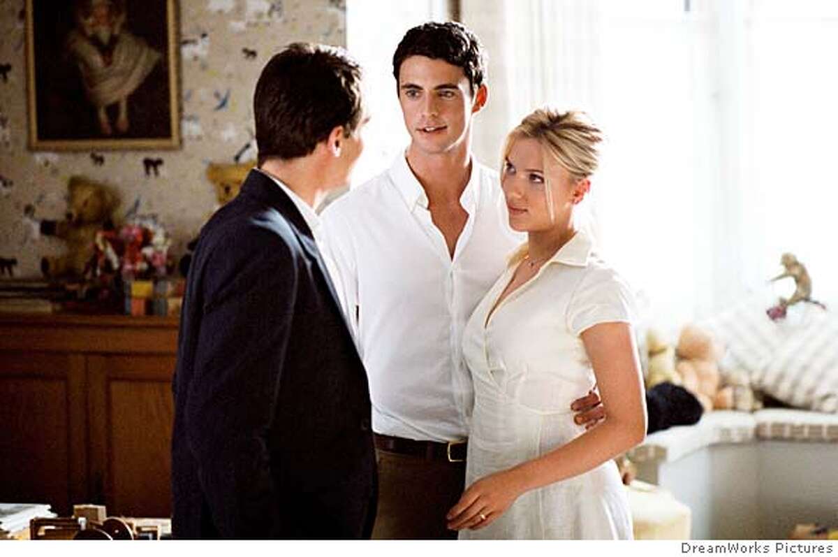 MATCH06 Jonathan Rhys-Meyers, Matthew Goode and Scarlett Johansson in DreamWorks Pictures' Match Point - 2005