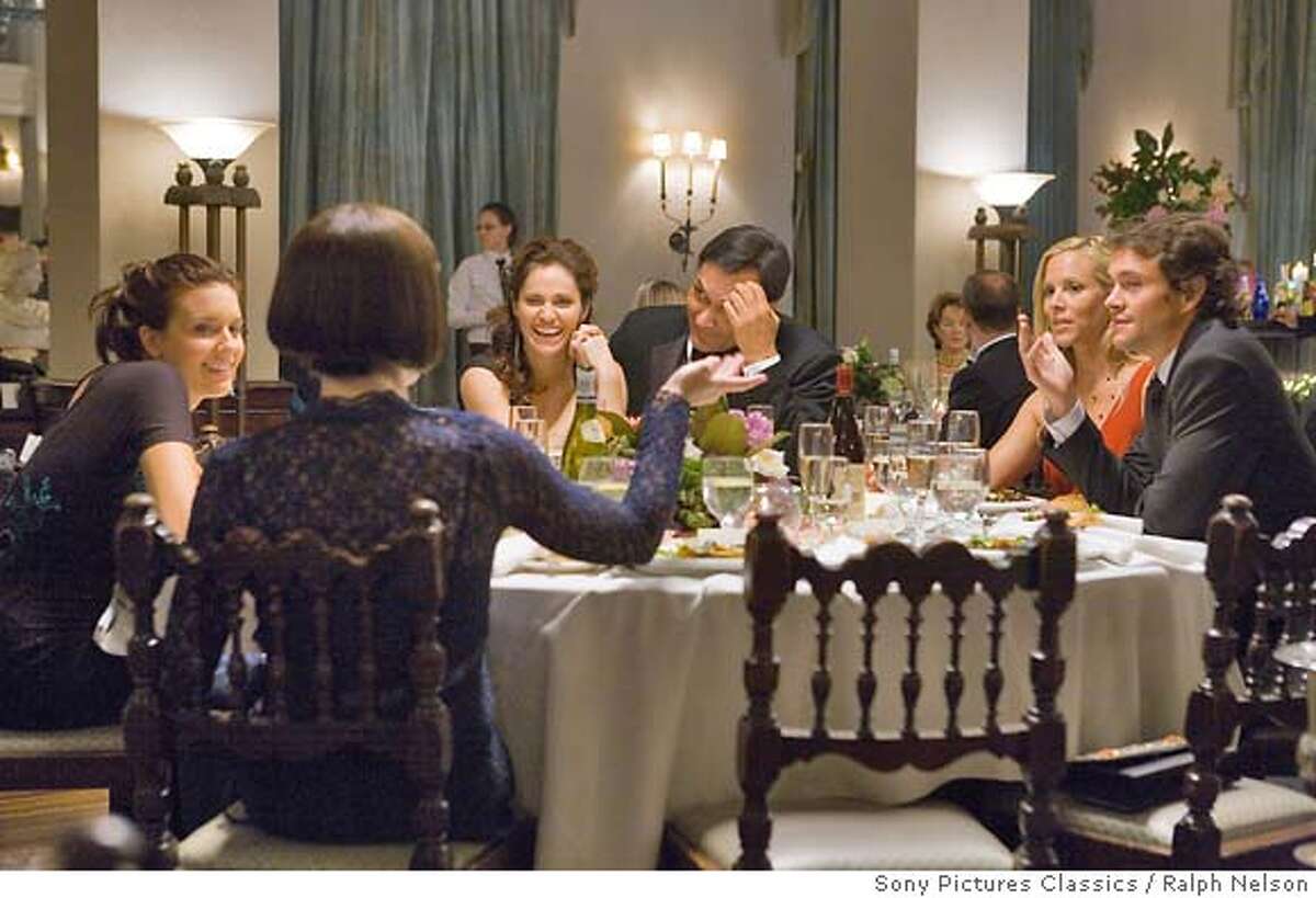 Photo 12 Left to Right: Emily Blunt as Prudie, Maggie Grace as Allegra, Amy Brenneman as Sylvia, Jimmy Smits as Daniel, Maria Bello as Jocelyn and Hugh Dancy as Grigg Photo by Ralph Nelson � 2007 Tom LeFroy, LLC, courtesy Sony Pictures Classics. All Rights Reserved.