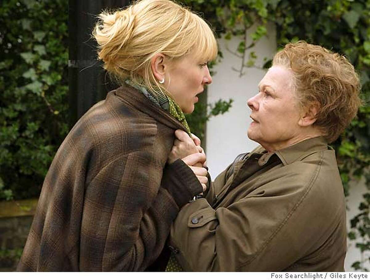 �In this photo provided by Fox Searchlight, A pottery teacher Sheba hart (Cate Blanchett) begins an illicit affair and Barbara Covett (Judi Dench ) becomes the keeper of her secretin "Notes On A Scandal." (AP Photo/Fox Searchlight/Giles Keyte)