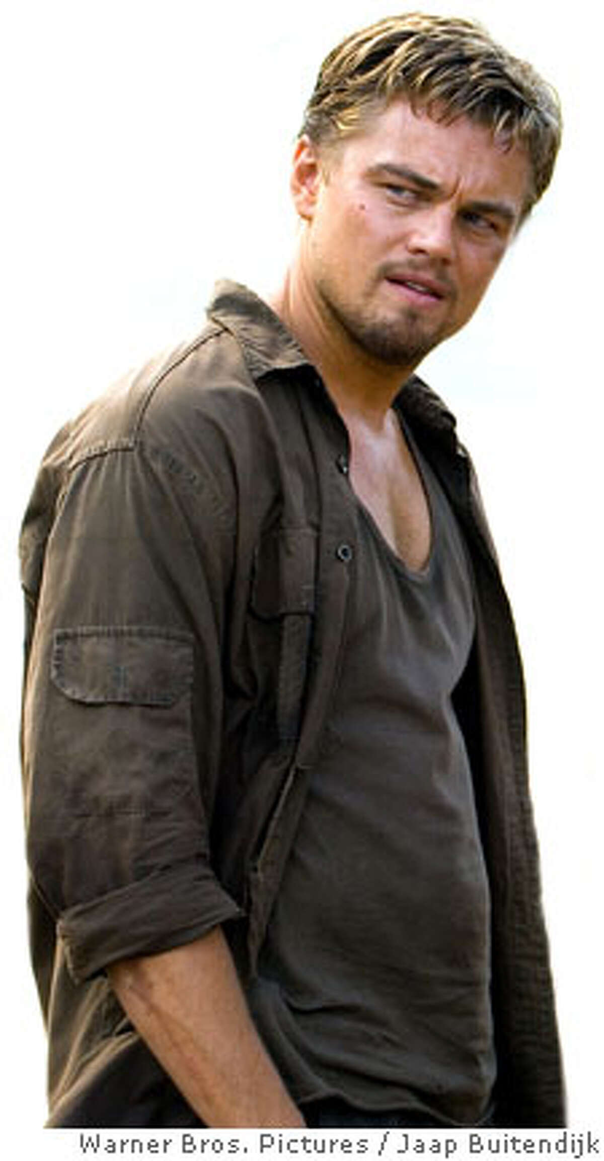 LEONARDO DiCAPRIO stars as Danny Archer in Warner Bros. Pictures' and Virtual Studios' action drama "Blood Diamond," distributed by Warner Bros. Pictures.PHOTOGRAPHS TO BE USED SOLELY FOR ADVERTISING, PROMOTION, PUBLICITY OR REVIEWS OF THIS SPECIFIC MOTION PICTURE AND TO REMAIN THE PROPERTY OF THE STUDIO. NOT FOR SALE OR REDISTRIBUTION.