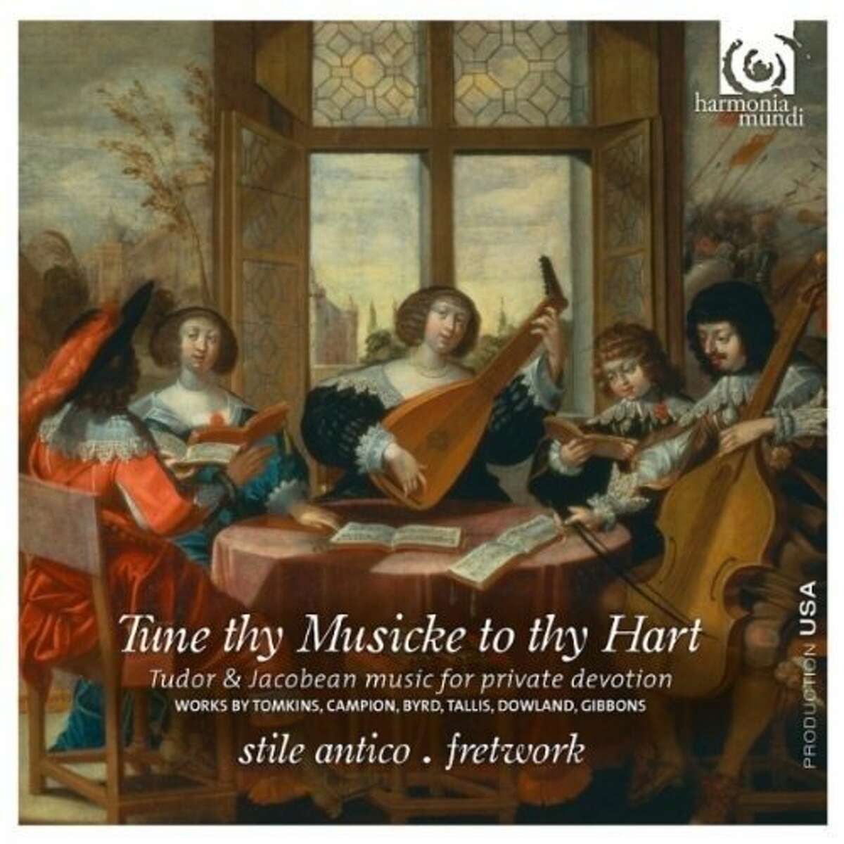 CD cover for "Tune thy Musicke to thy Hart," Stile Antico and Fretwork