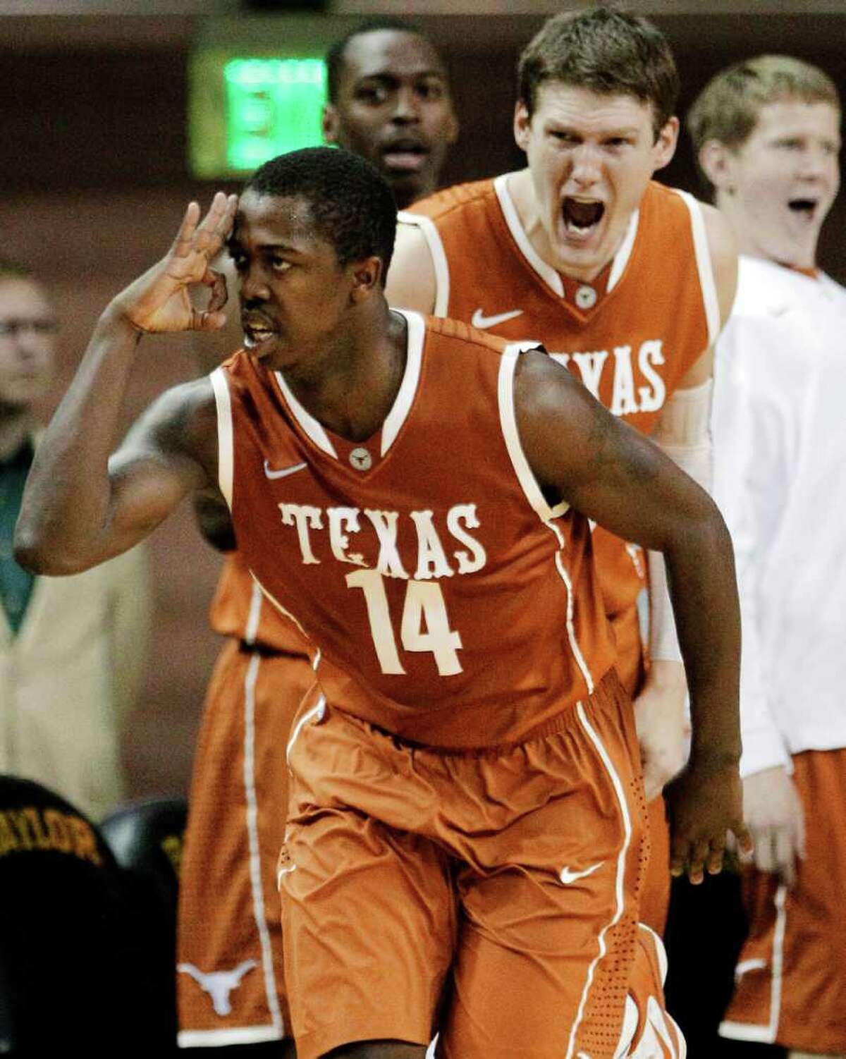 Longhorns guard J’Covan Brown started all 34 games and led Texas with 21.0 points per game this season.