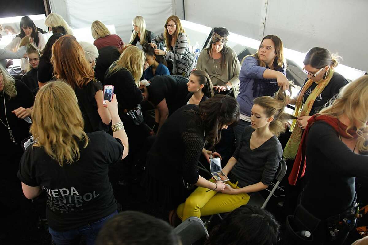 Images from the Academy of Art University fashion show in New York Feb. 10, 2012.
