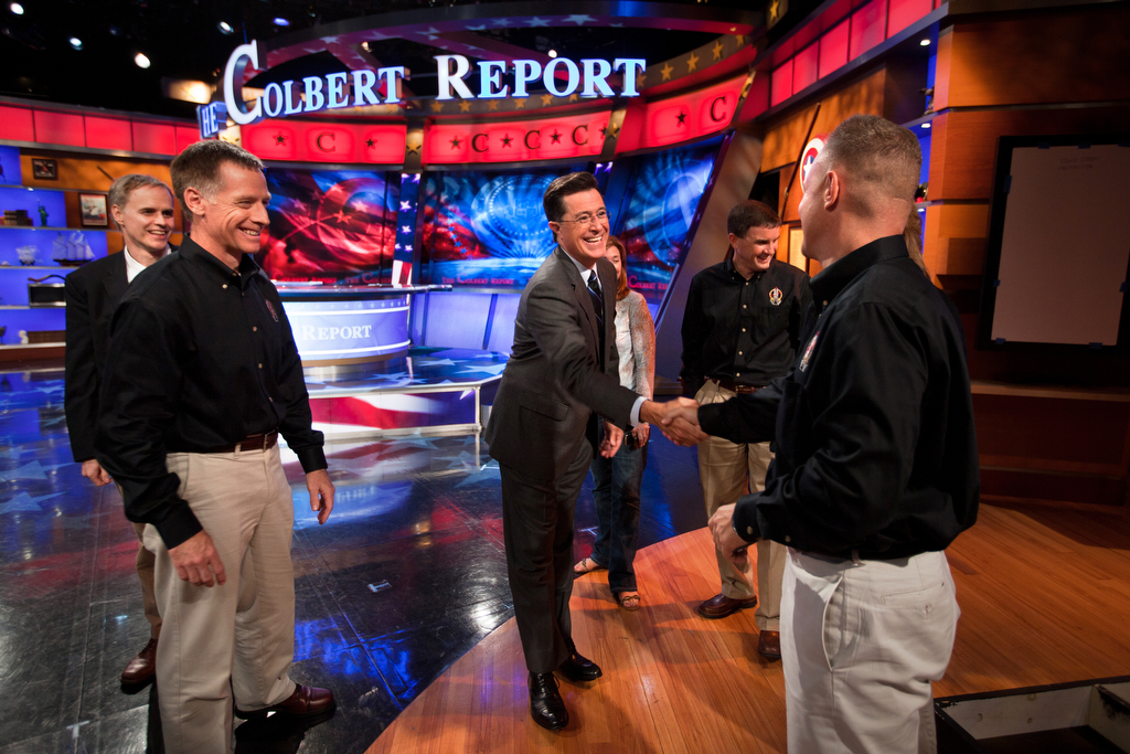 Rumors Fly About Colbert Show Stoppage