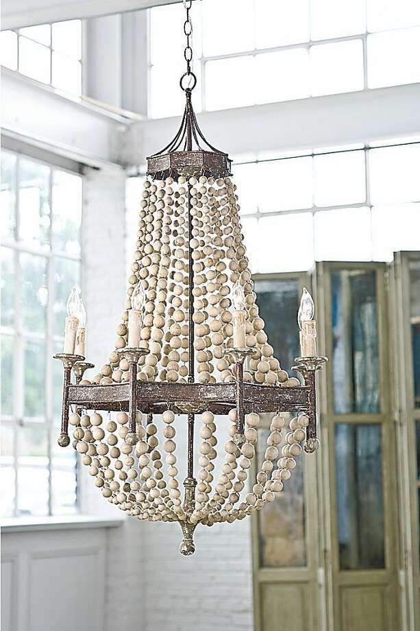 Chandeliers Less Extravagant But Plenty Decadent Sfgate Beaded Chandelier Photo Rianrae Interiors