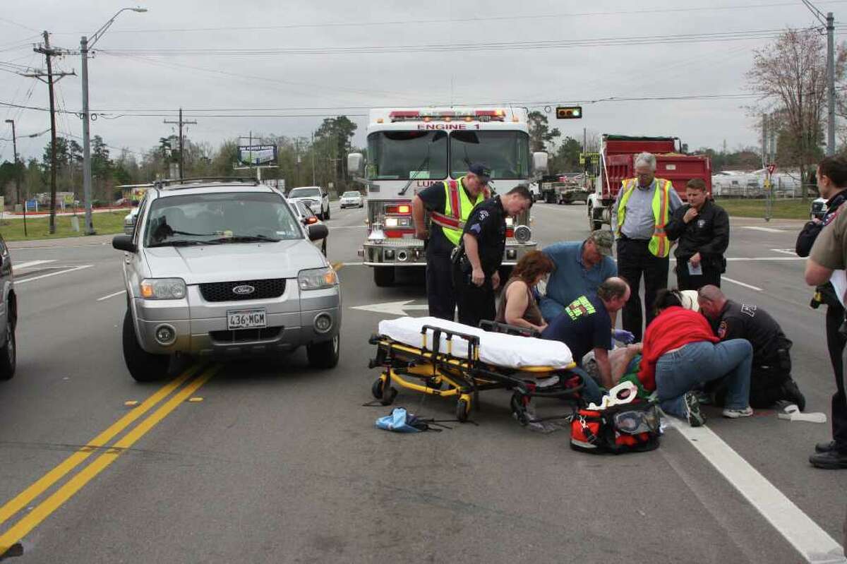 Teen on scooter hit by pickup truck in Lumberton