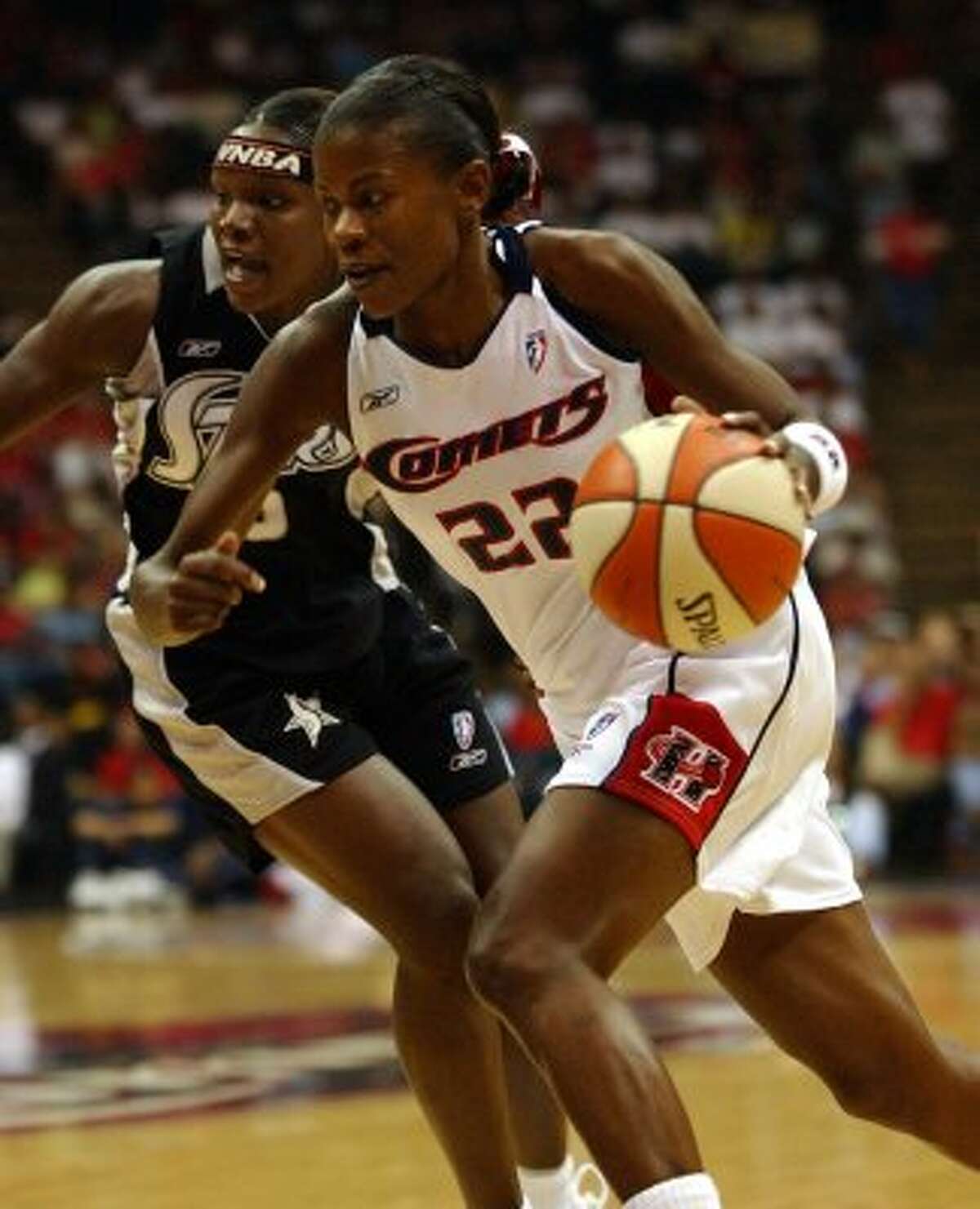 Sheryl Swoopes was a two-time WNBA player of year and won four WNBA titles with the Comets.