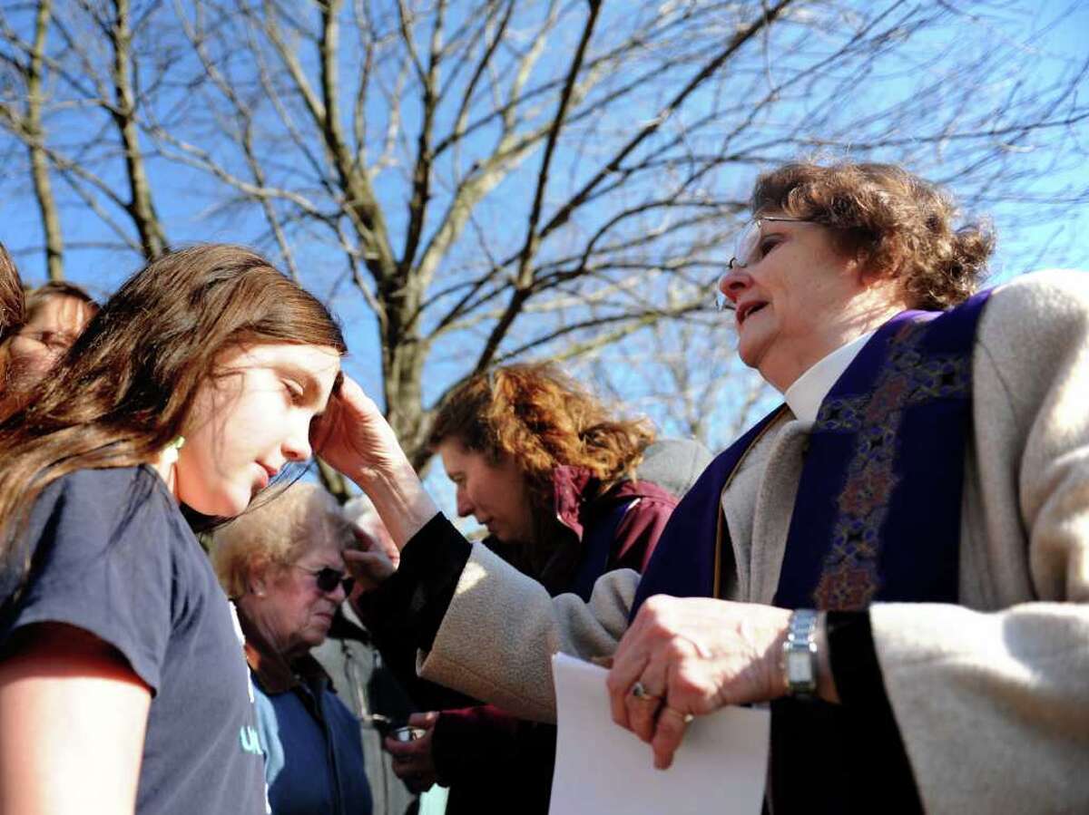 Mass appeal 'Ashes to go' near Starbucks