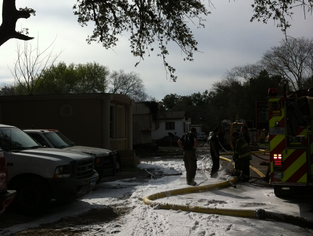 Fire destroys mobile home on NW Side