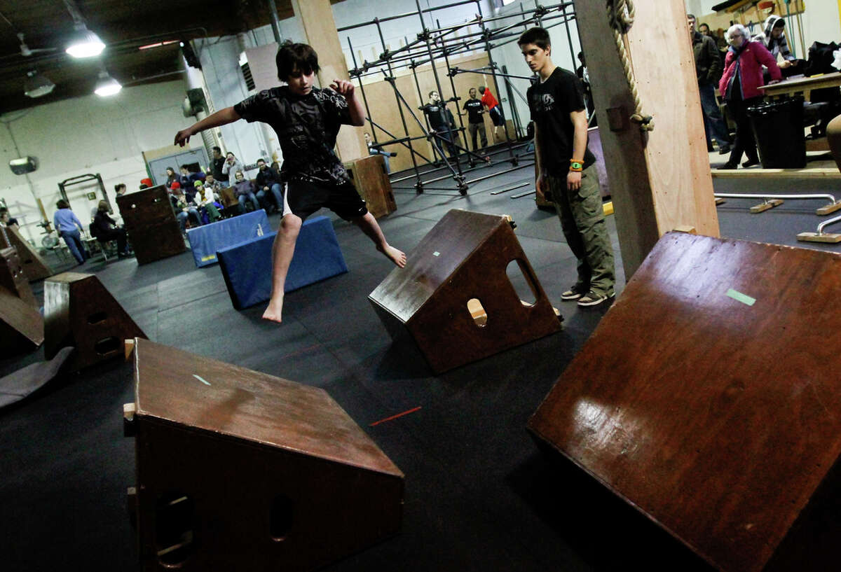 Parkour competition