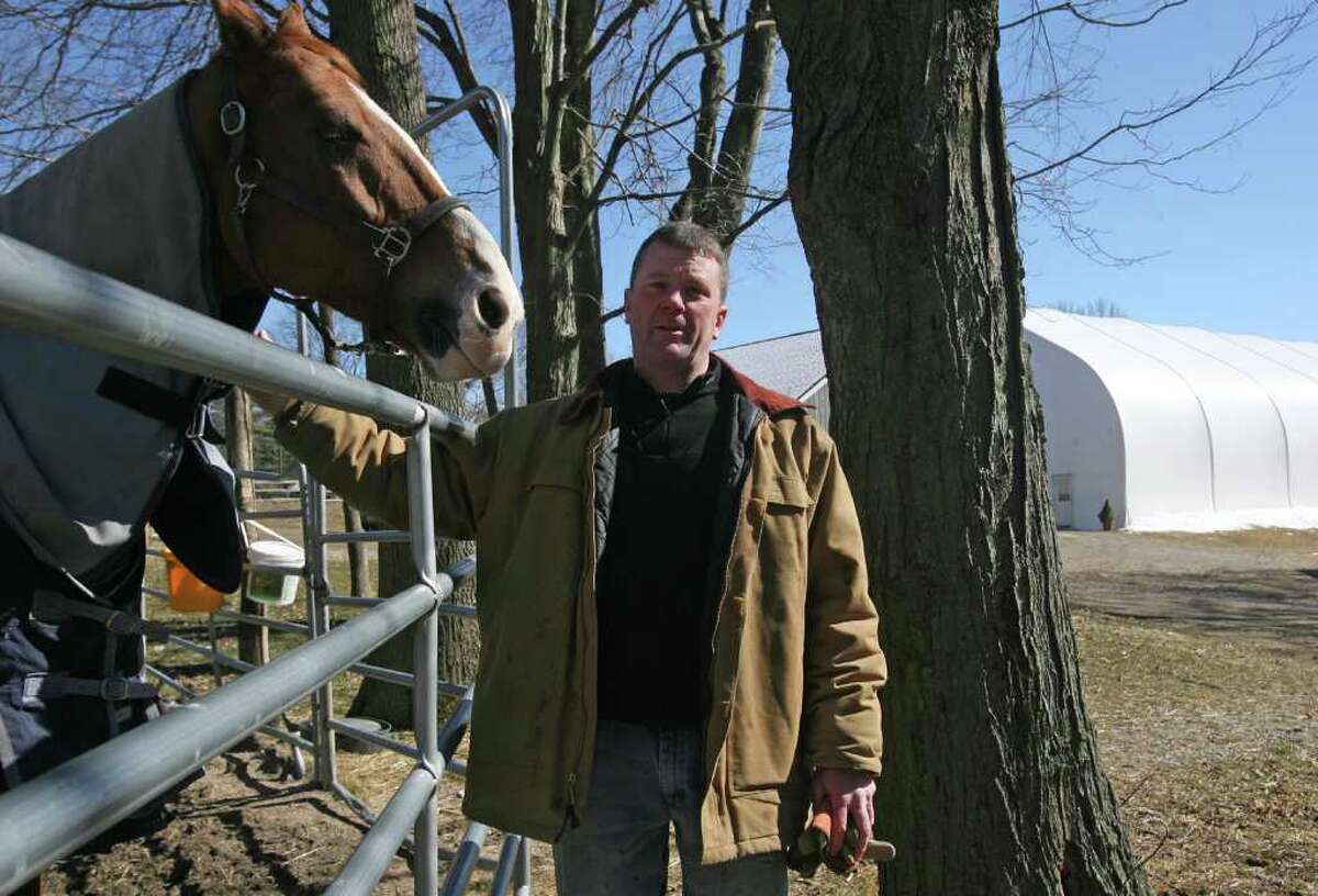 Horse farm owners say Easton targeted them