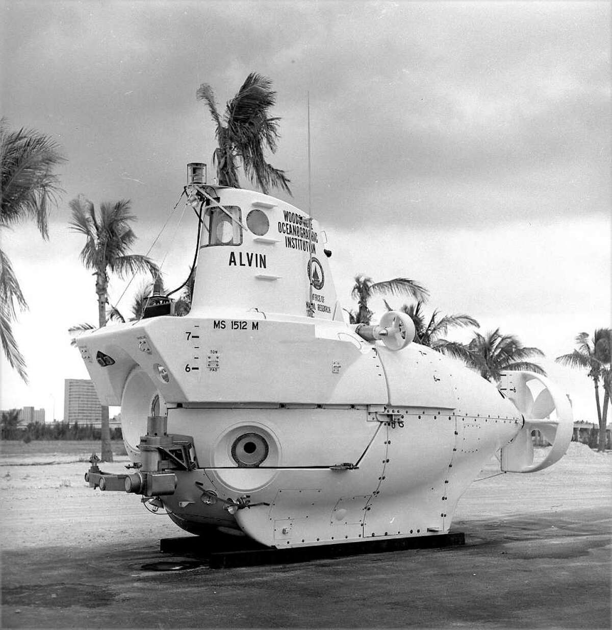 Alvin, a 48-year-old deep submersible research craft that can carry people 2.8 miles below the ocean's surface, is being retrofitted with a tougher new hull designed and built by Southwest Research Institute, which will allow the Navy owned, civilian operated craft to reach a depth of four miles, capable of exploring 99 percent of the ocean floor. Courtesy photo Woods Hole Oceanographic Institution