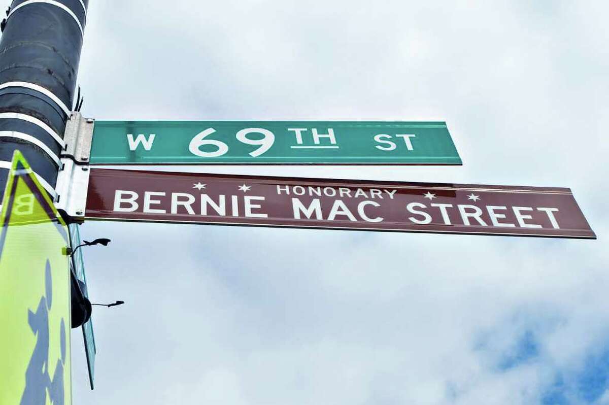 Late comedian Bernie Mac is honored with a street sign.