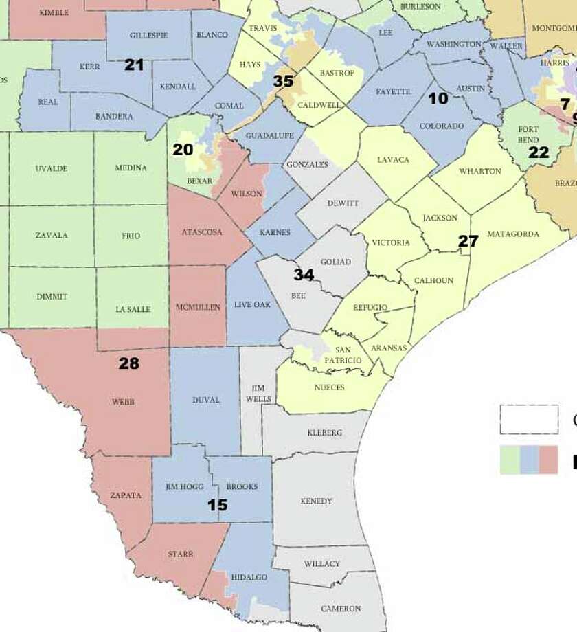 Court releases new redistricting maps for Texas - Houston Chronicle