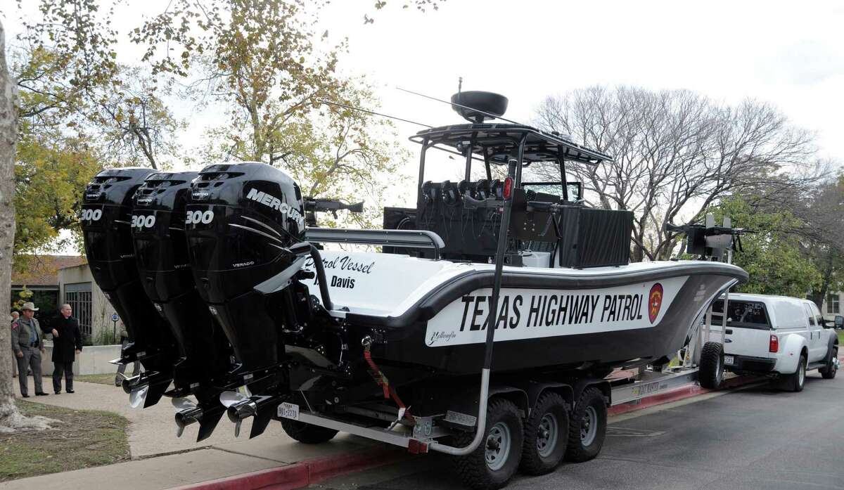 December marked the commissioning of the first in a new series of DPS patrol vessels. It is named in honor of fallen Trooper Jerry Don Davis. Davis was shot and killed in the line of duty in Lubbock County in 1980. The patrol vessels will be named for DPS officers killed in the line of duty in each of the state's six regions. The J.D. Davis is now stationed in the Valley and will patrol the Rio Grande River. COURTESY PHOTO