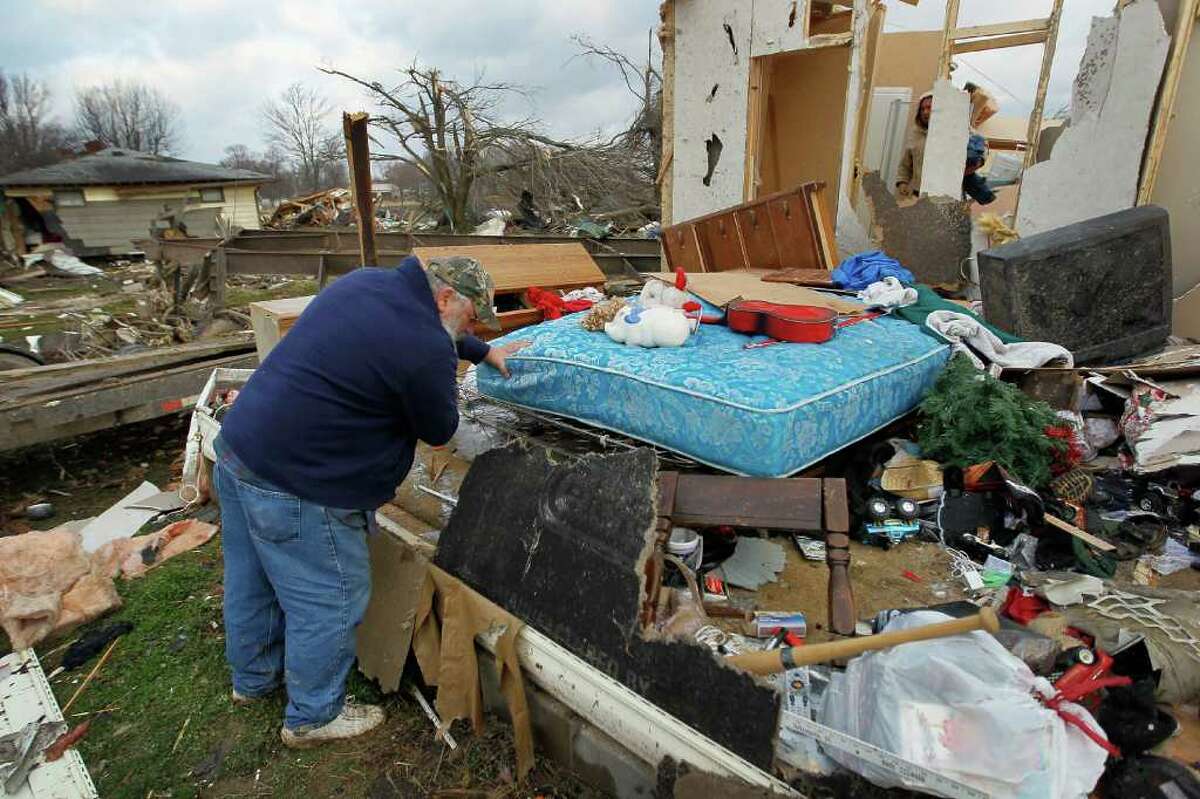 Tornadoes leave path of destruction