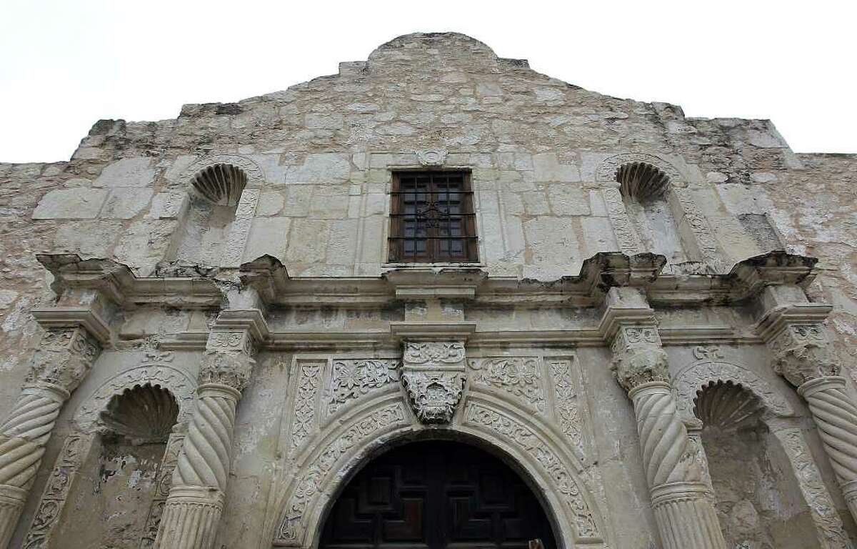 Images of the facade of the Alamo in its current state. Efforts are being made to preserve the shrine but funding is needed for continued assessments and further preservation projects. Kin Man Hui/San Antonio Express-News