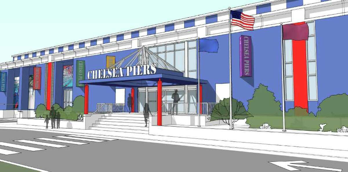 A rendering of Chelsea Piers in Stamford, which is slated to open this summer.