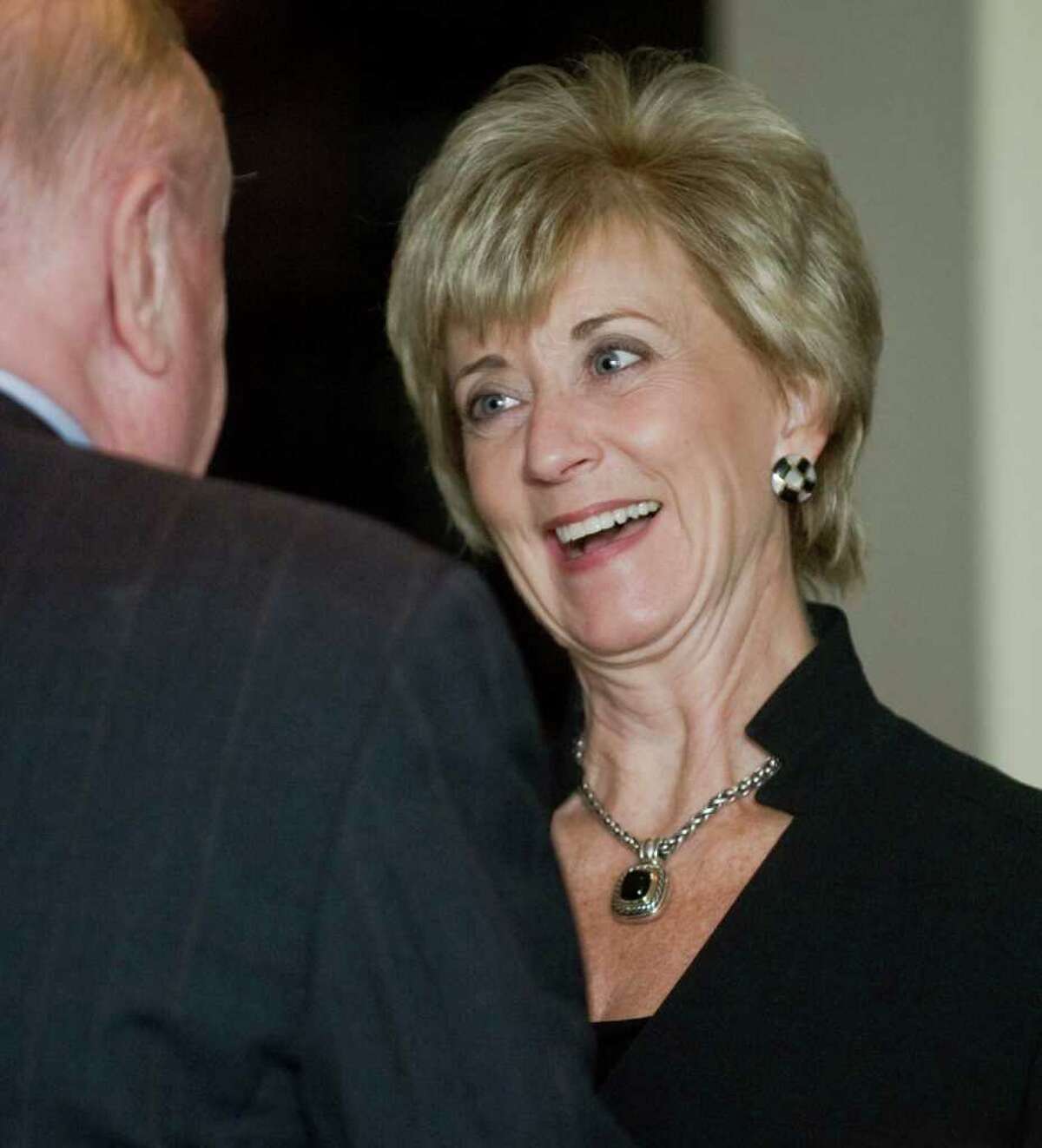 Senate candidate Linda McMahon, a Republican from Greenwich, shown in September 2010.