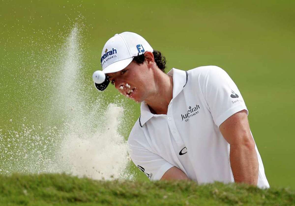 Rory McIlroy struggled during the first round of the Cadillac Championship, shooting a 1-over 73.
