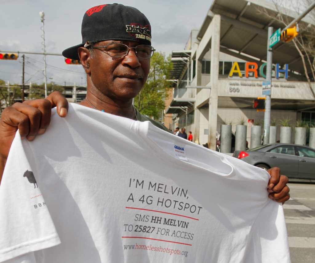 'Homeless Hotspot' stunt stirs debate at SXSW