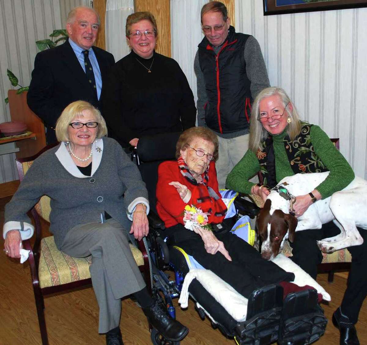 Her 105th birthday is one filled with love