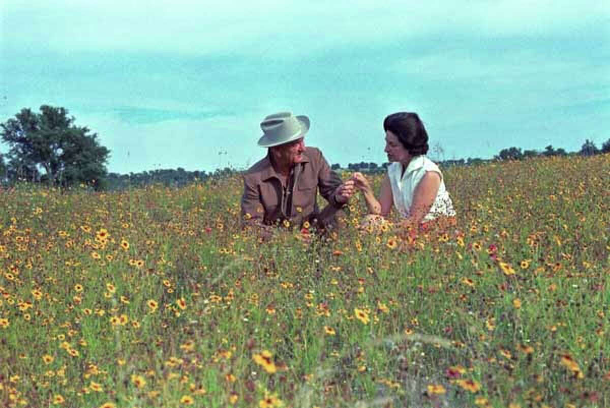 Lady Bird Johnson stamps issued today