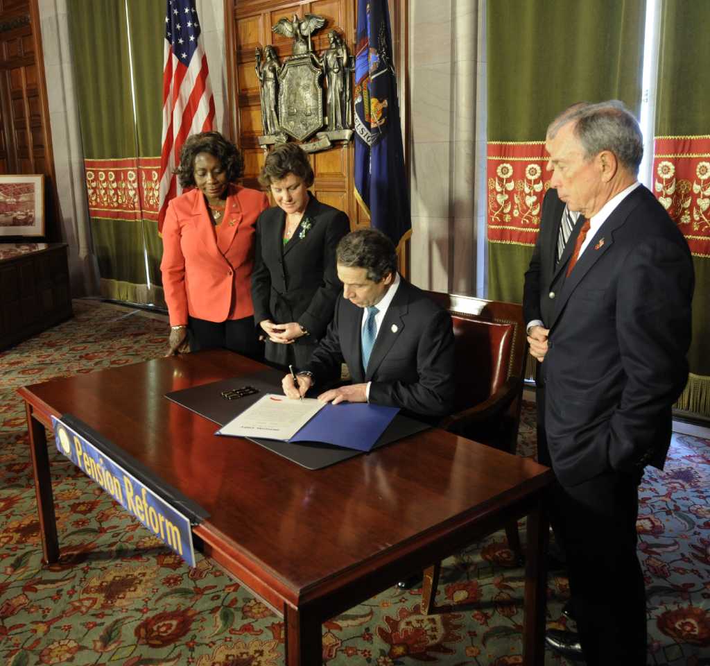 Governor Signs Pension Reform Bill