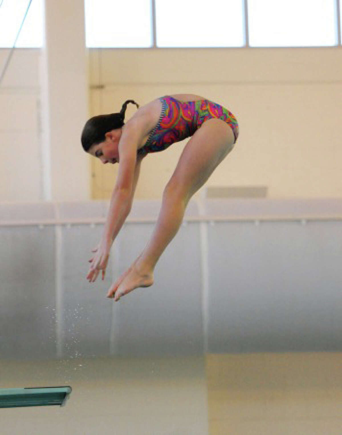 Rachel Dye of the Greenwich Marlins qualified for the USA Diving Spring East National Competition, which will be held in Rockville, MD April 13-15.