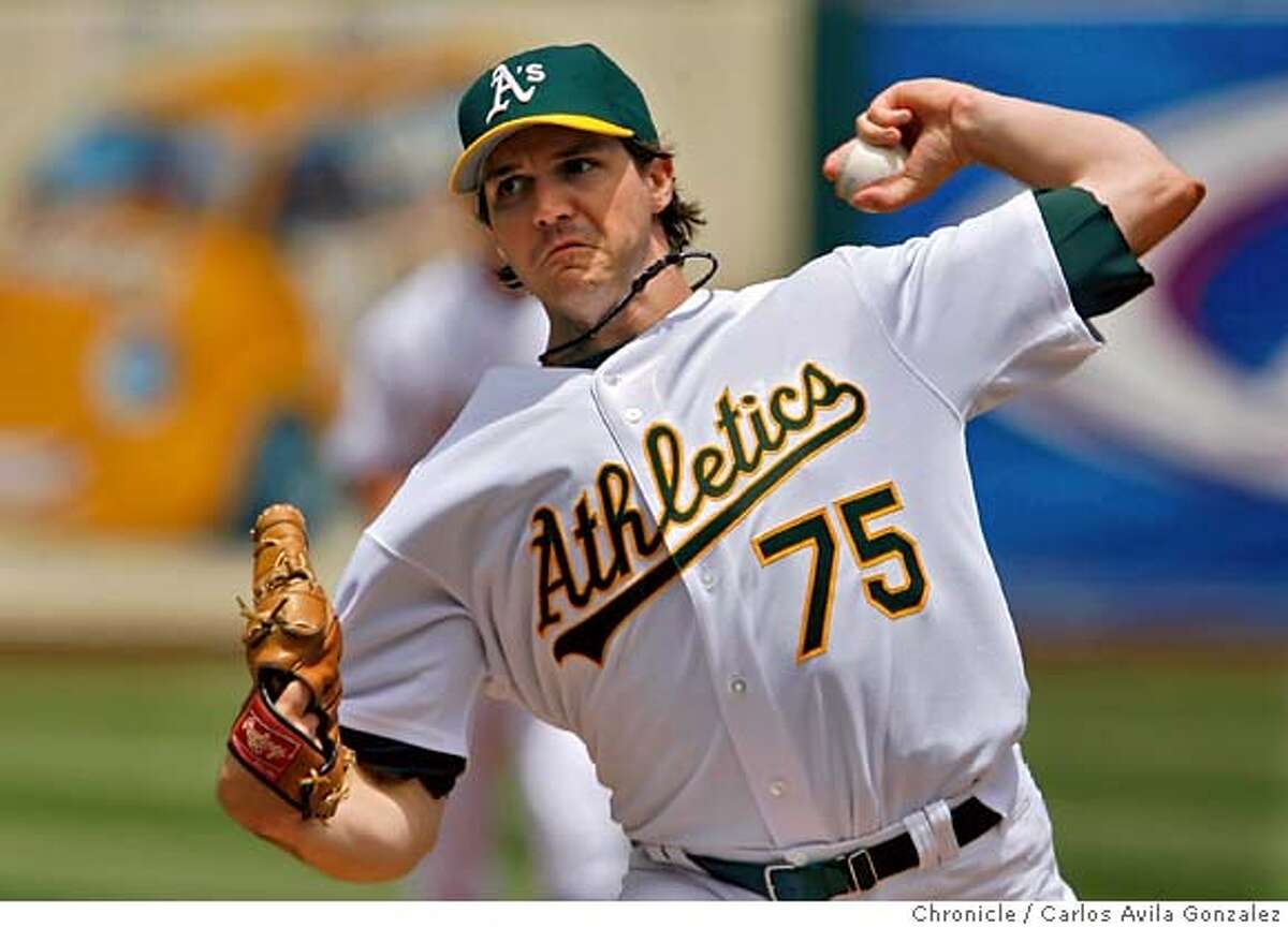 ATHLETICS03_014_CAG.JPG Athletics starting pitcher, Barry Zito, went almost a complete game before being pulled in the top of the ninth inning. The Oakland Athletics played the Arizona Diamondbacks at McAfee Coliseum on Sunday, July 2, 2006. Oakland lost the game 3-1, as the Diamondbacks swept the series in Oakland. Photo by Carlos Avila Gonzalez/The San Francisco Chronicle Photo taken on 7/2/06, in Oakland, Ca, USA **All names cq (Roster) Ran on: 07-03-2006 Barry Zito was named to his third All-Star Game, the lone As representative.
