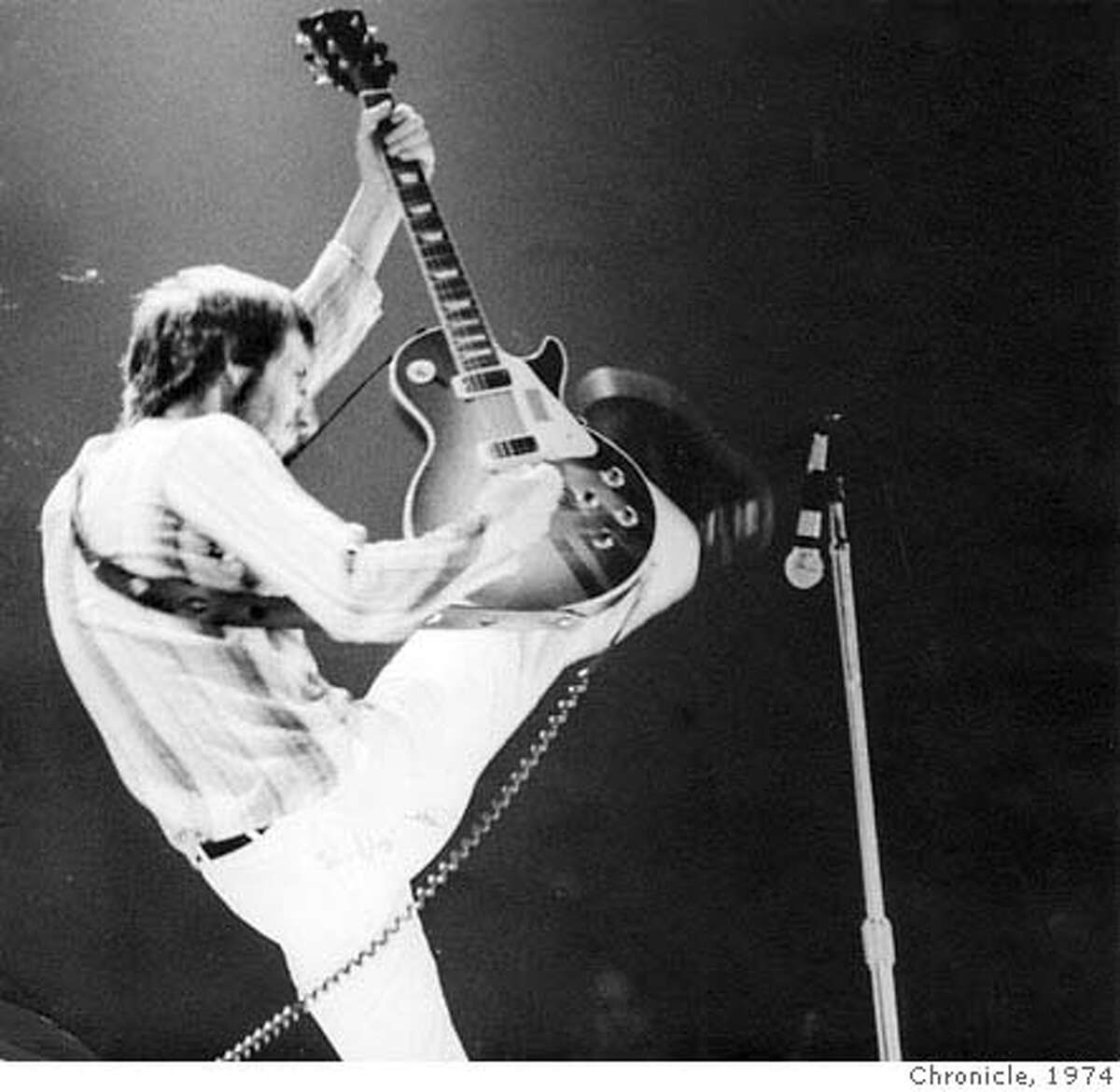 Pete Townshend of The Who in 1974.