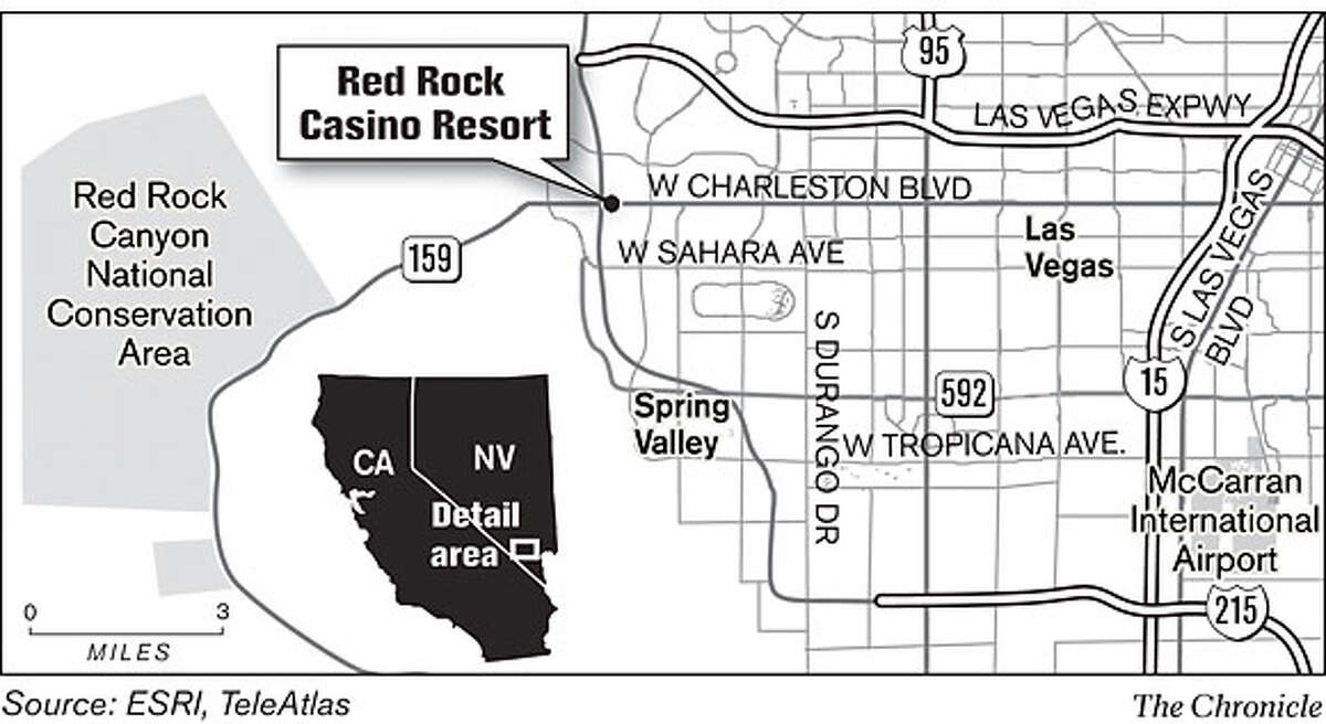 red rock casino parking lot