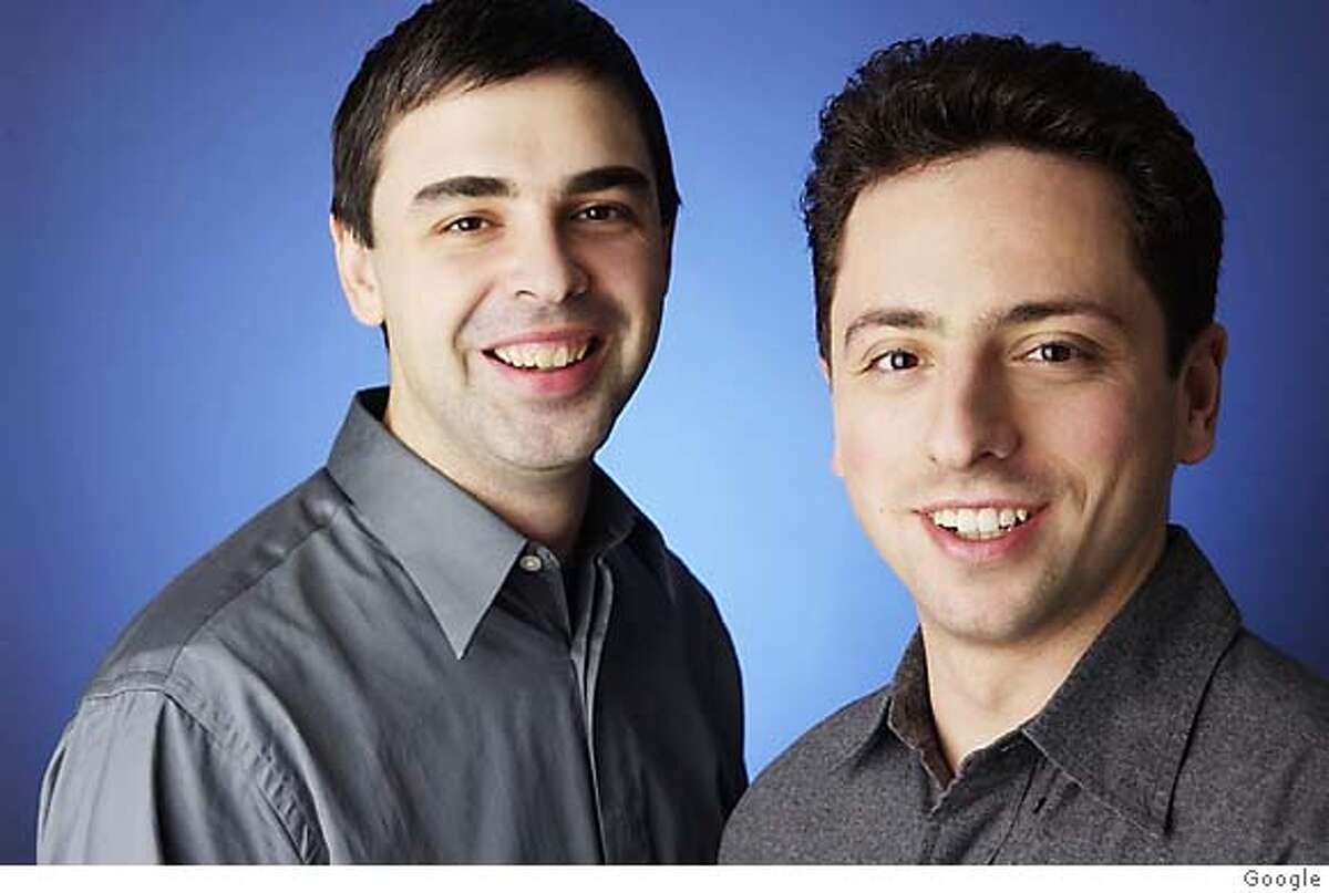 Goolge Inc. co-founders Larry Page (L) and Sergey Brin are shown in an undated photo. Google Inc. got the green light to go ahead with a downsized version of its much-hyped initial public offering on August 18, 2004. After an initial delay, securities regulators declared Google's registration statement effective, clearing the way for the world's most popular Web search engine to price its shares and sell them to the public. The clearance came hours after Google slashed the size of its initial public offering nearly in half to less than $2 billion on Wednesday, splashing cold water on what has been touted as the hottest Internet IPO in years. EDITORIAL USE ONLY REUTERS/Google ALSO RAN 12/24/04 The Google logo marks the Mountain View home of a number of newly minted millionaires. Ran on: 08-22-2004 The Google logo marks the Mountain View home of a number of newly minted millionaires. Ran on: 08-22-2004 The Google logo marks the Mountain View home of a number of newly minted millionaires. Ran on: 08-22-2004 The Google logo marks the Mountain View home of a number of newly minted millionaires. Ran on: 10-03-2004 Martha Stewart has landed at Camp Cupcake. Ran on: 11-20-2004 Page Ran on: 01-14-2005 Brin Ran on: 01-25-2005 Brin Ran on: 02-03-2005 Flowers bloom in front of the Mountain View headquarters of Google, whose stock has soared 140 percent since its IPO. Ran on: 03-11-2005 Ran on: 04-02-2005 Jerry Yang Yahoo Ran on: 12-29-2005 Broken Arrows is a movie about love, faith and destiny, according to its writer and director, Reid Gershbein. Ran on: 12-29-2005 Broken Arrows is a movie about love, faith and destiny, according to its writer and director, Reid Gershbein. 0