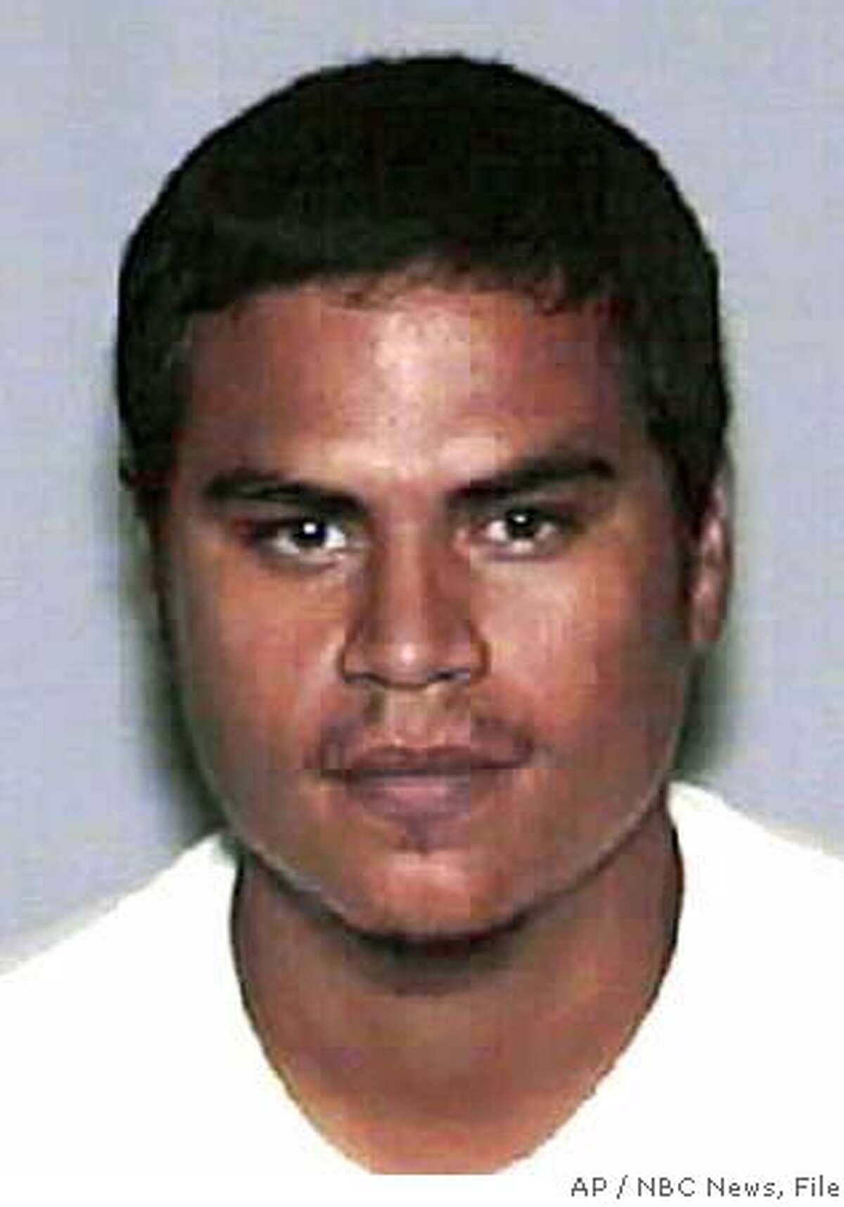 ** FILE ** Jose Padilla is shown in this undated file photo. The U.S. Supreme Court agreed Wednesday, Jan. 4, 2005 to let the military transfer Padilla to Miami to face criminal charges. (AP Photo/NBC News, File) ** MANDATORY CREDIT NBC NEWS; ** Ran on: 01-05-2006 Jose Padilla had been held in a Navy brig for over three years without being allowed to fight the charges. Ran on: 07-14-2006 Jose Padilla, charged with conspiring to wage terrorism, is allowed to see classified material. MANDATORY CREDIT/ /UNDATED AN UNDATED FILE PHOTO