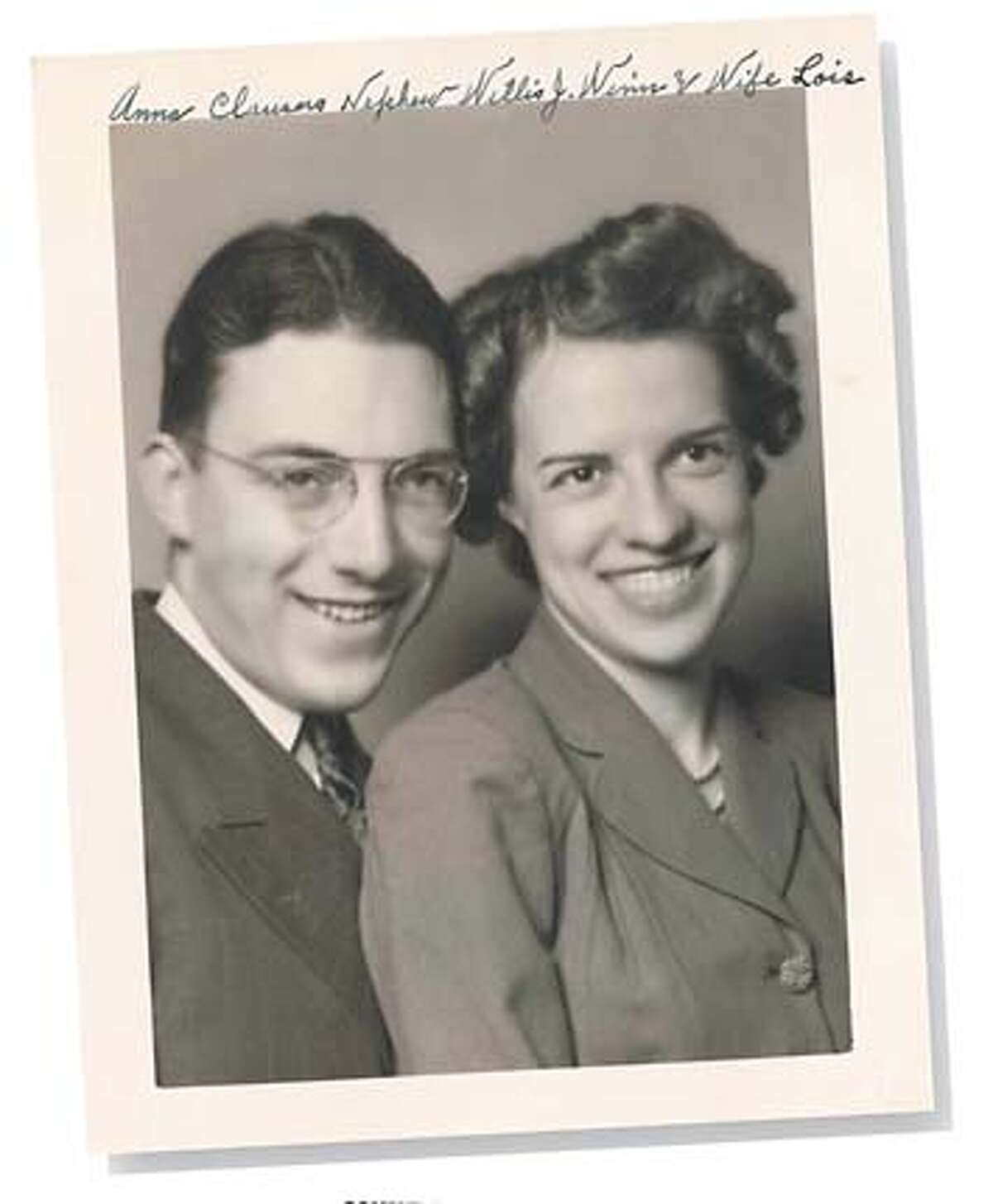 Willis and Lois Winn, the author's parents, as a young married couple, early in their career of collecting.