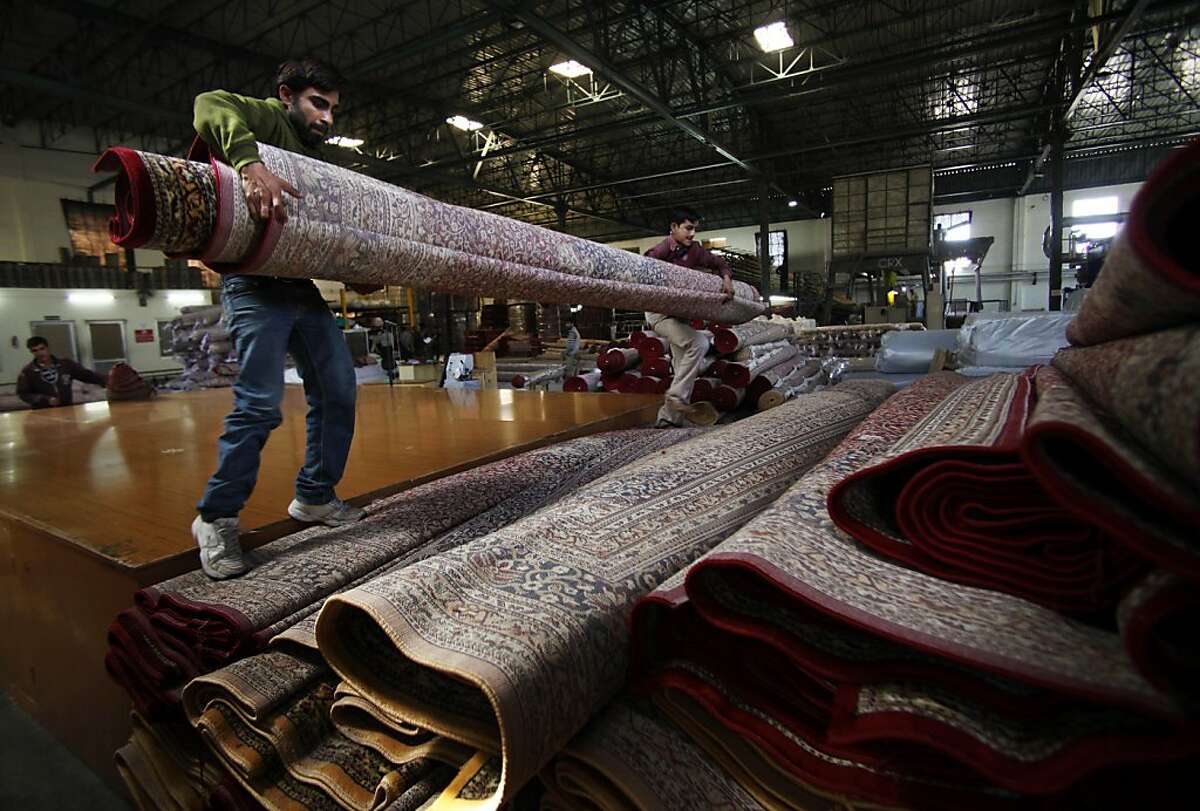 Carpet weaving in India