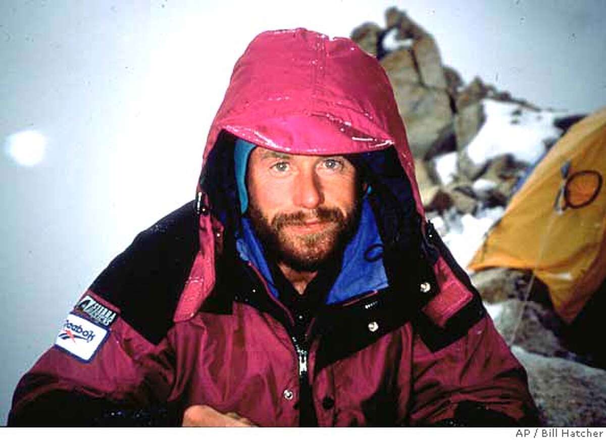 This undated image provided by Bill Hatcher shows rock climber Todd Skinner. Skinner, renowned rock climber and author who made a name for himself scaling peaks around the world was killed Tuesday Oct. 24, 2006, when he fell 500 feet while attempting a first ascent near Bridalveil Fall inside Yosemite National Park, Calif., a park spokeswoman said.(AP Photo/Bill Hatcher)