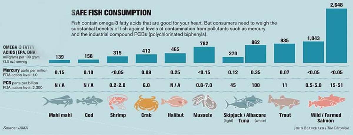 SCIENTISTS WANT US TO BE HOOKED ON FISH / HEALTH RISKS: Federal ...