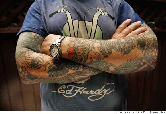 Ed Hardy Ed hardy x Christian Audigier x vintage x tattoo sleeves  Grailed