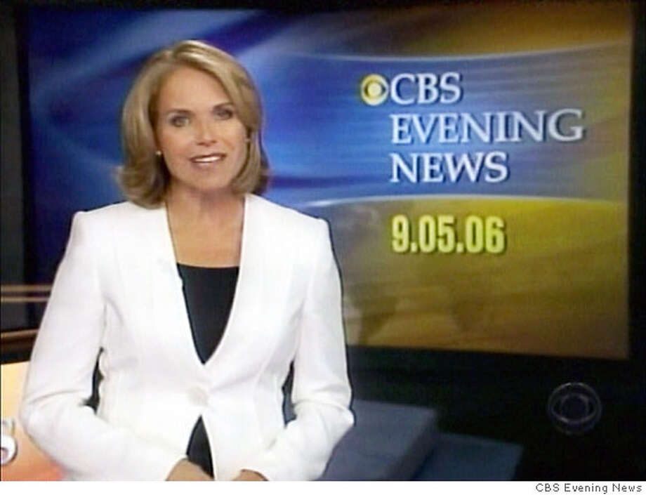 Couric puts the new in newscast for CBS - SFGate