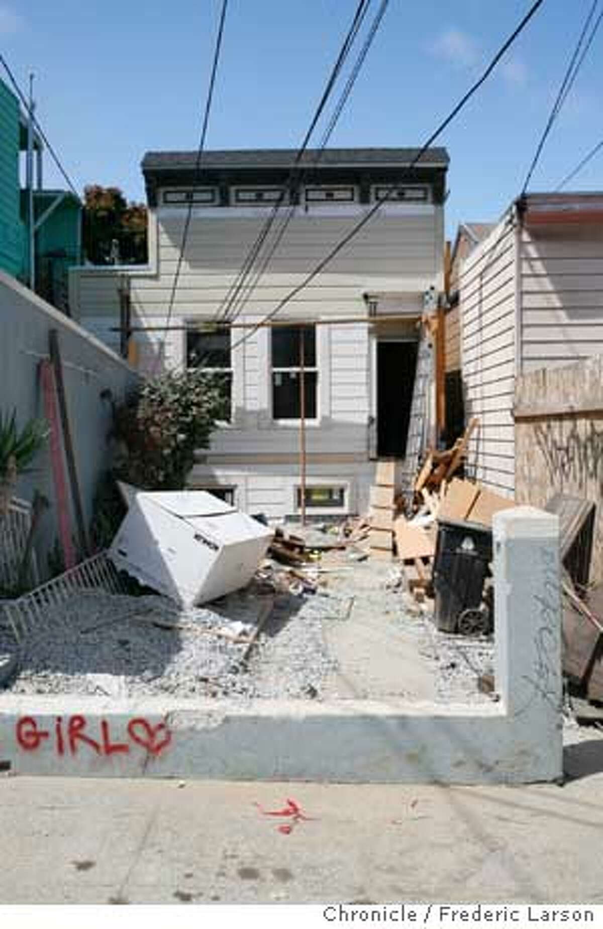 Construction being done on Leo McFadden's home at 838 Alabama Street in the Mission. San Francisco city building inspector Leo McFadden's real estate dealings have been a focus of the district attorney's corruption investigation. **Leo McFadden 8/18/06 {Frederic Larson/The Chronicle} Ran on: 08-22-2006 A remodel on Alabama Street is part of a probe of a city agency. Ran on: 08-22-2006 A remodel on Alabama Street is part of a probe of a city agency. Ran on: 08-22-2006 Ran on: 08-22-2006 Ran on: 08-22-2006