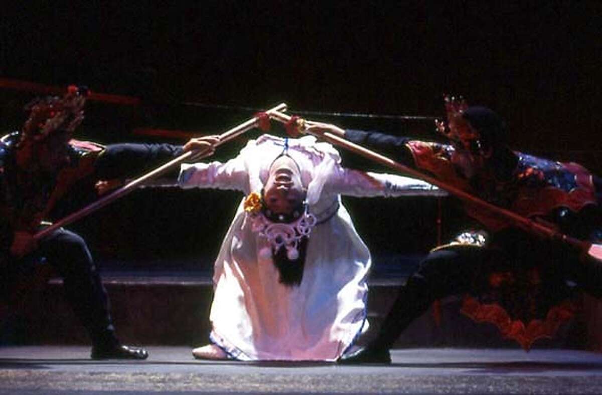 5 - Francis Jue in TheatreWorks� 1992 production of M. BUTTERFLY Photo by Wilson P. Graham, Jr.