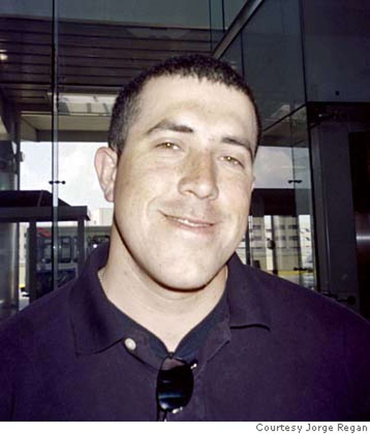 Jorge Regan in Oklahoma City, before his deployment in Iraq.