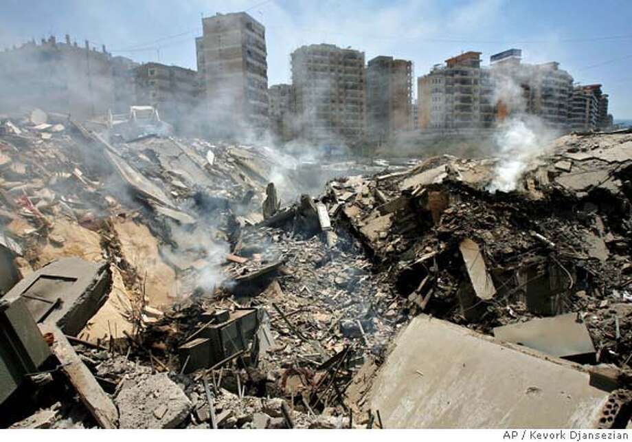 Lebanon Roads, Bridges And Factories In Ruins / Israel's Monthlong ...