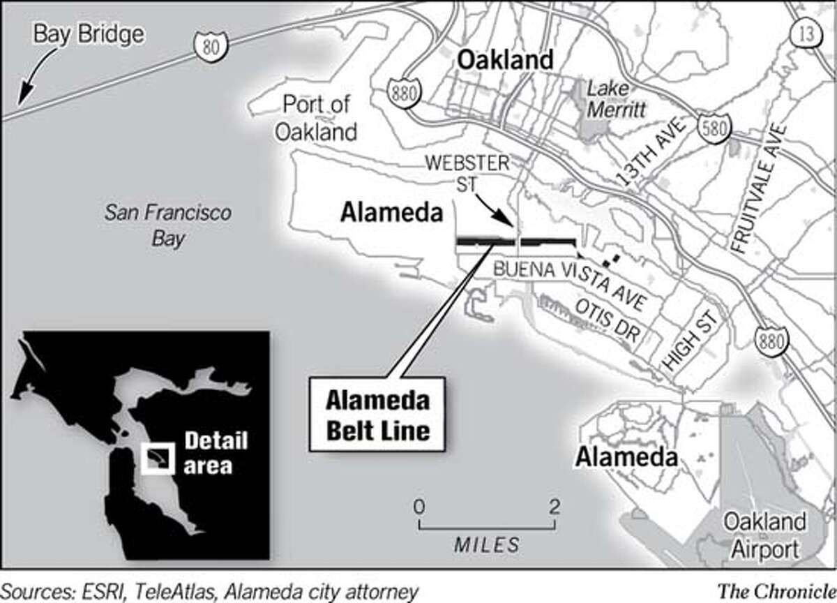 ALAMEDA / Judge rules city has right to buy back railroad land