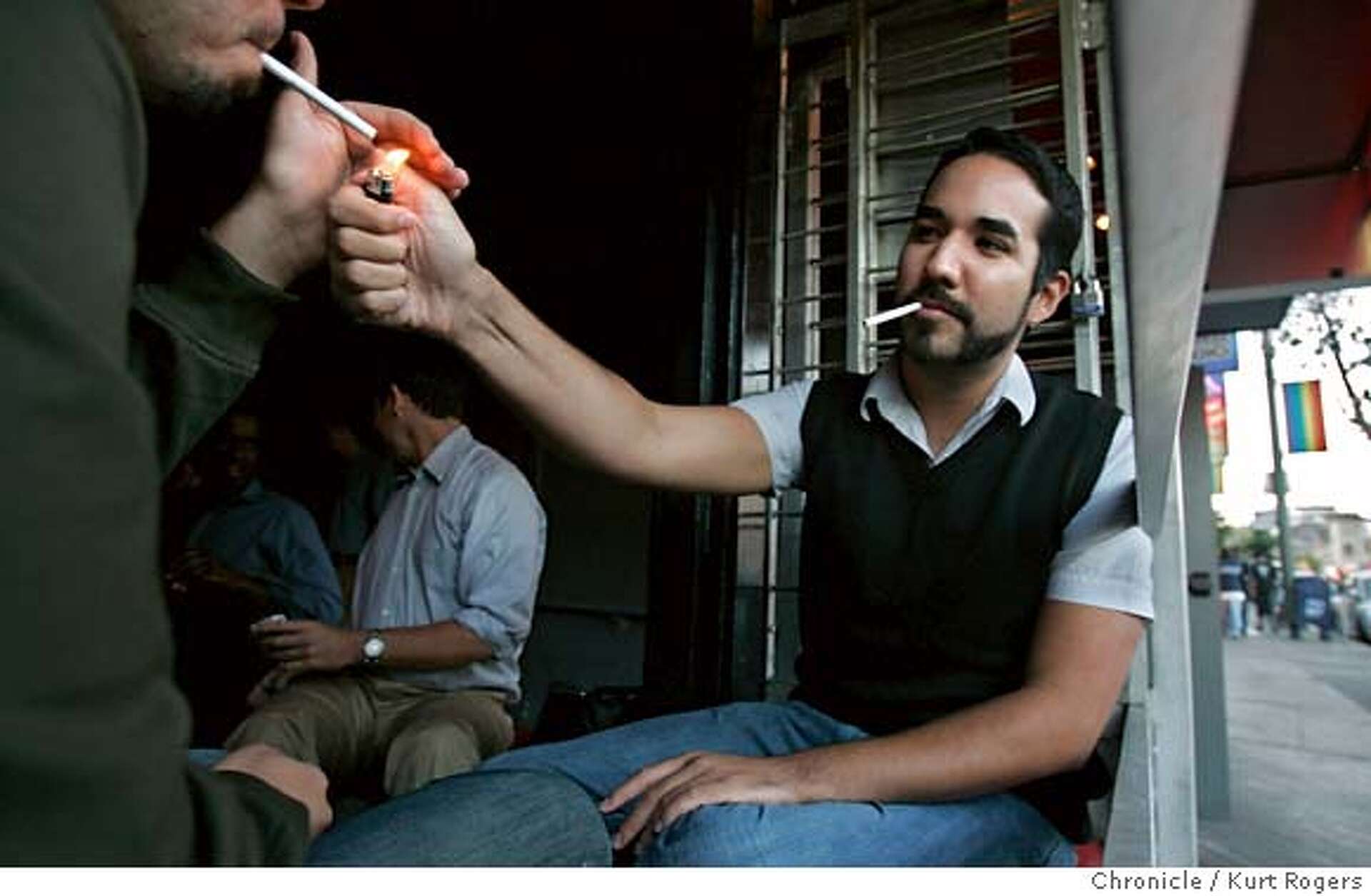 gay cigarette commercial Gay community has higher rate of smoking than other groups / WHY THEY  START: Stress, targeted ads, the bar and club scene are all factors